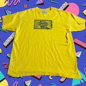 Nike Vintage Yellow Cotton T-Shirt